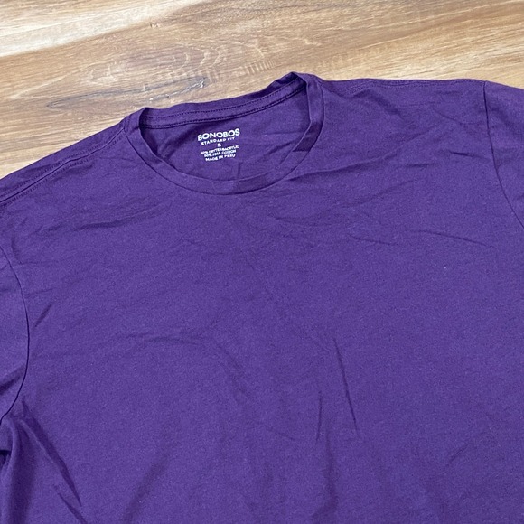 Bonobos Other - Bonobos T-Shirt Mens Small Pima Blend Standard Fit Purple Casual Short Sleeve